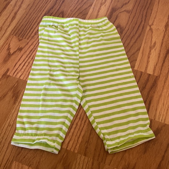 Target lime green and white striped matching outfit - Picture 6 of 9
